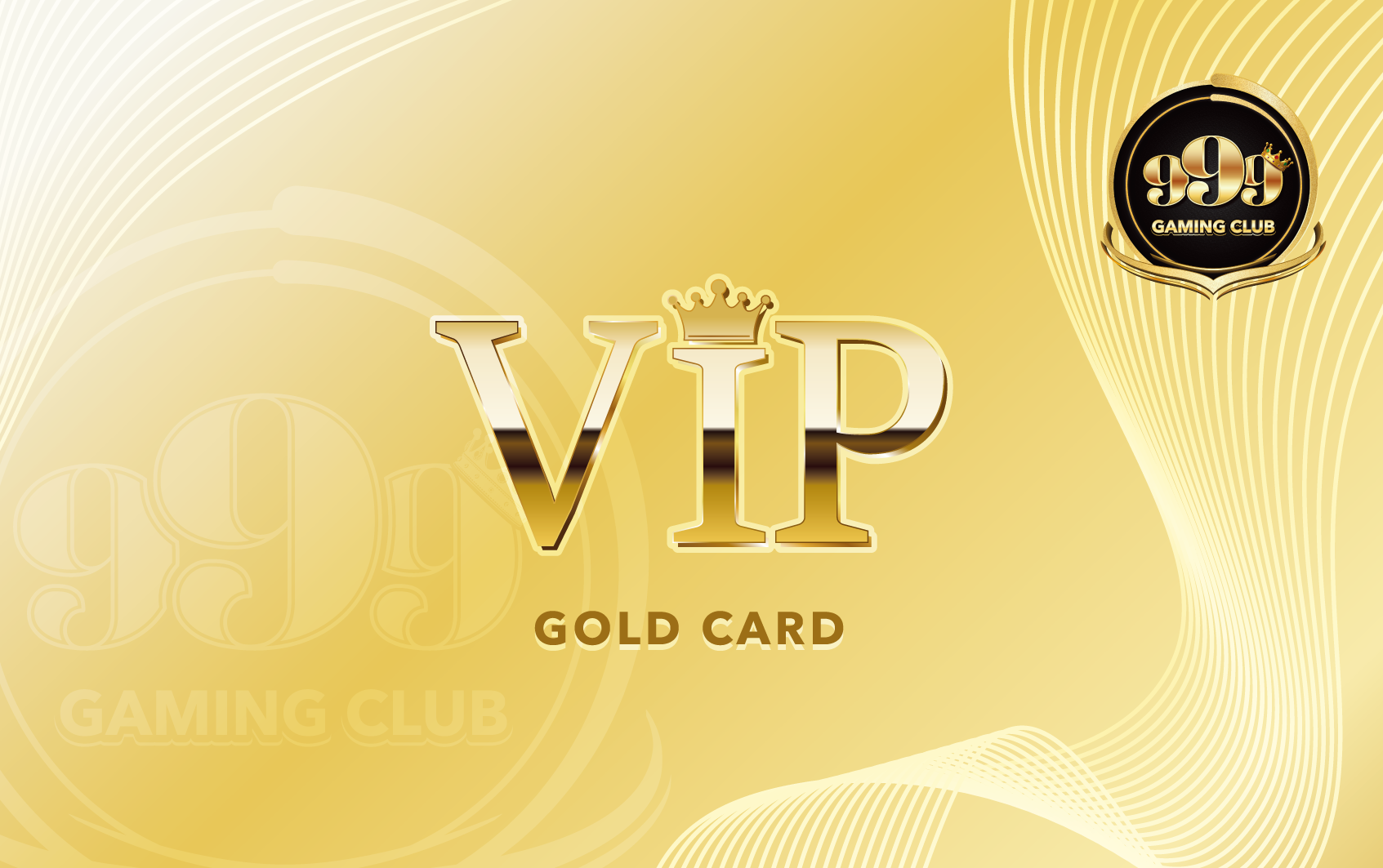 999 Gaming Club 黄金会员卡